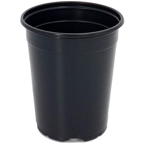 4.70 Deep Round Pot Coex Black - 960 per case - Nursery Containers